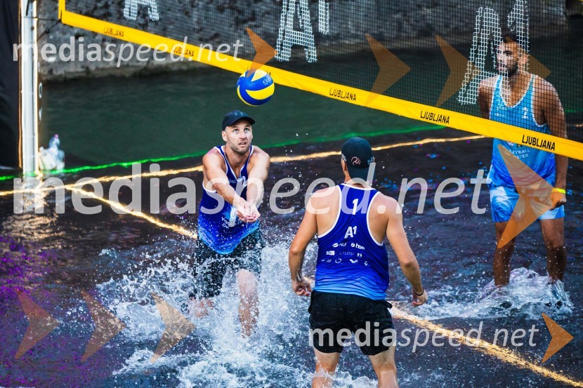 Odbojkarski spektakel na Ljubljanici