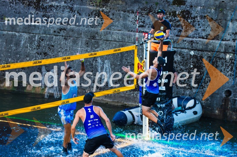Odbojkarski spektakel na Ljubljanici