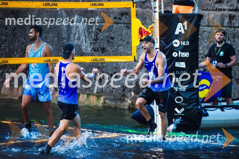 Odbojkarski spektakel na Ljubljanici