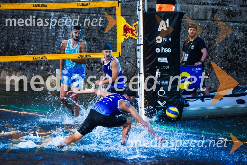 Odbojkarski spektakel na Ljubljanici