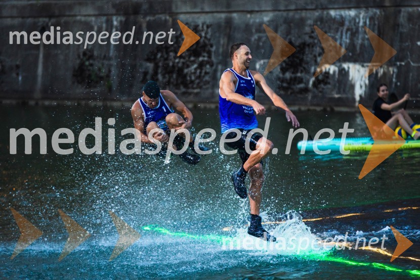 Odbojkarski spektakel na Ljubljanici