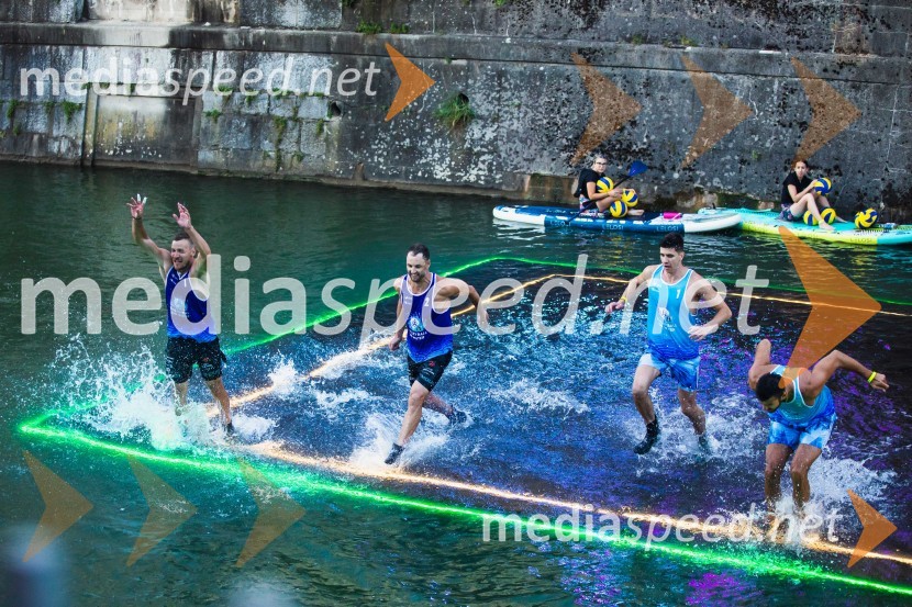 Odbojkarski spektakel na Ljubljanici
