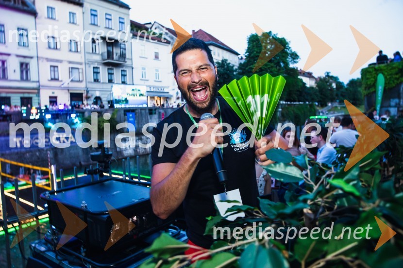 Odbojkarski spektakel na Ljubljanici