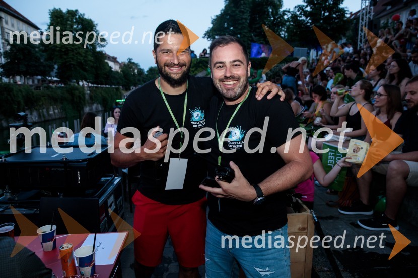 Odbojkarski spektakel na Ljubljanici