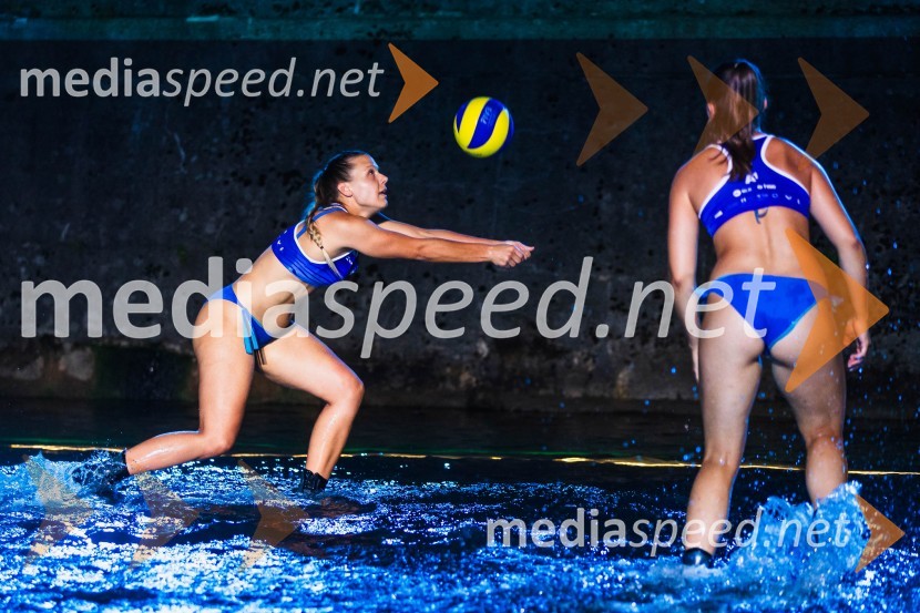 Odbojkarski spektakel na Ljubljanici