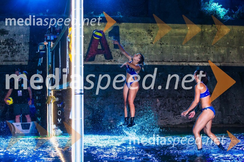 Odbojkarski spektakel na Ljubljanici