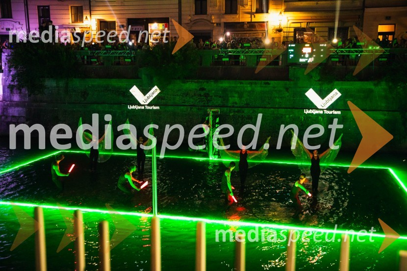 Odbojkarski spektakel na Ljubljanici