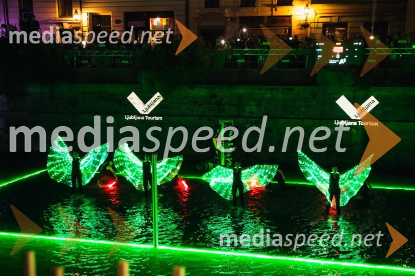 Odbojkarski spektakel na Ljubljanici