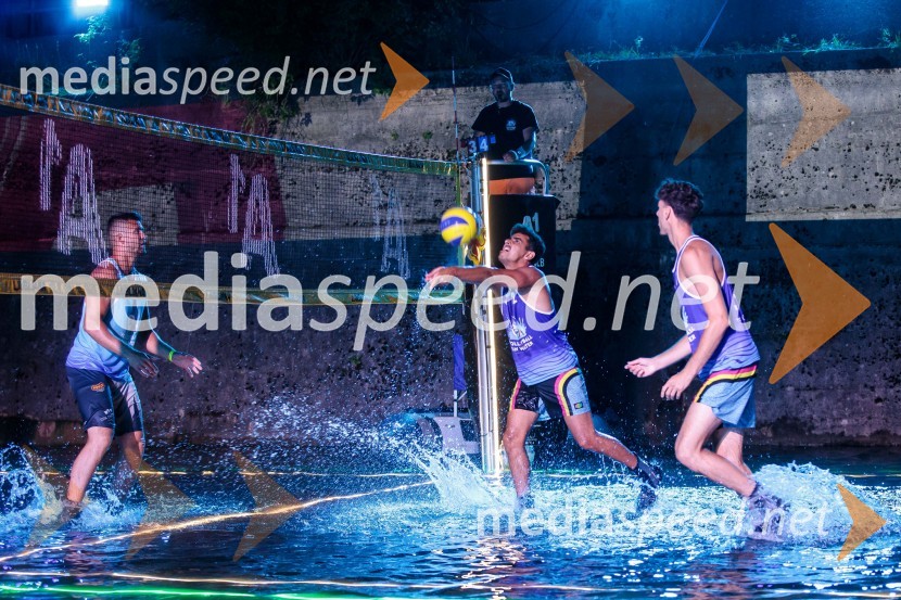 Odbojkarski spektakel na Ljubljanici