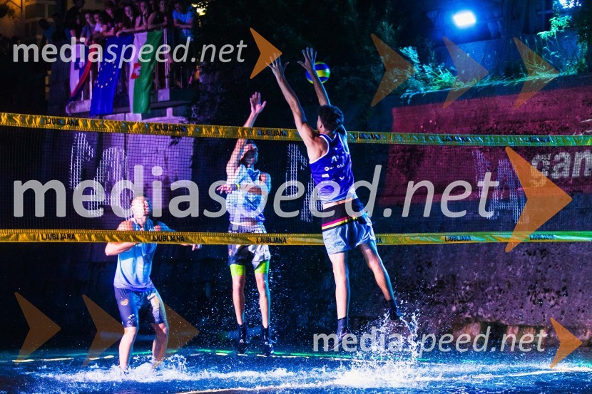 Odbojkarski spektakel na Ljubljanici