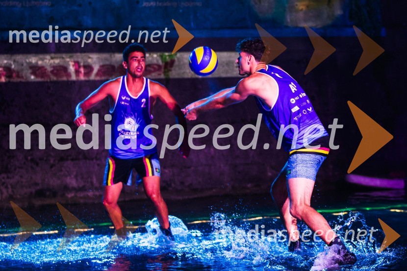 Odbojkarski spektakel na Ljubljanici