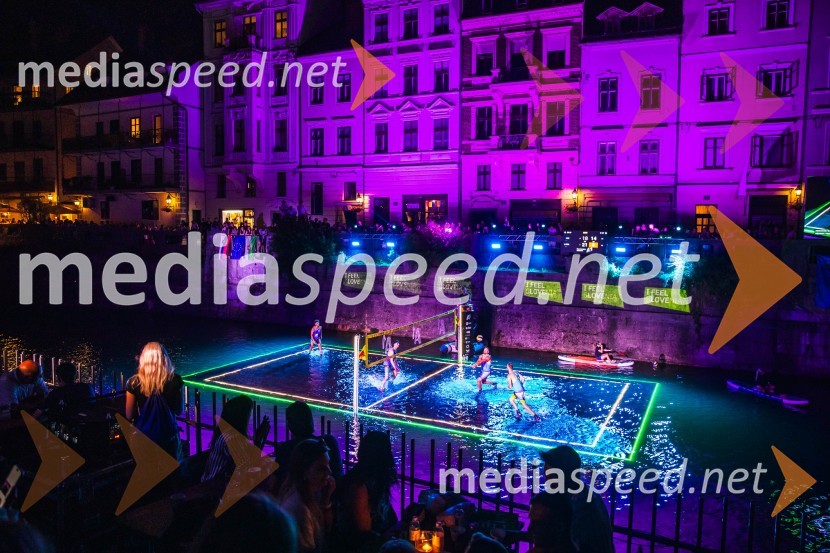 Odbojkarski spektakel na Ljubljanici