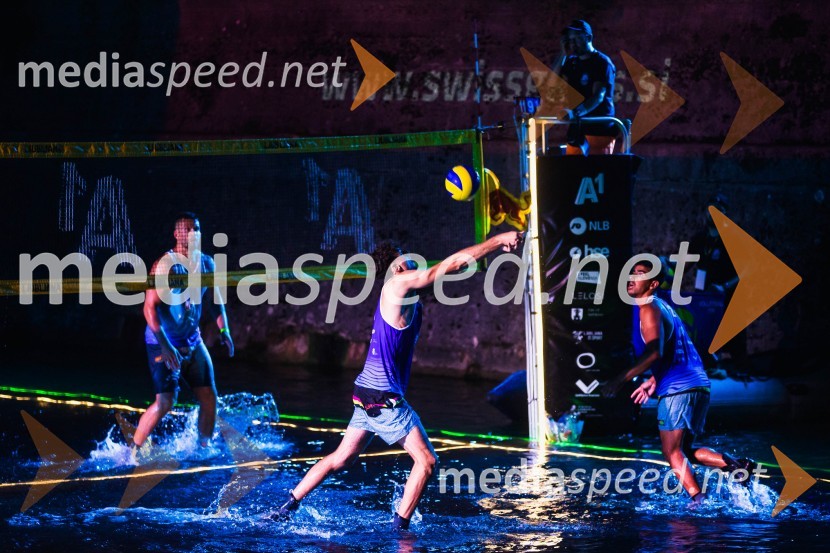 Odbojkarski spektakel na Ljubljanici