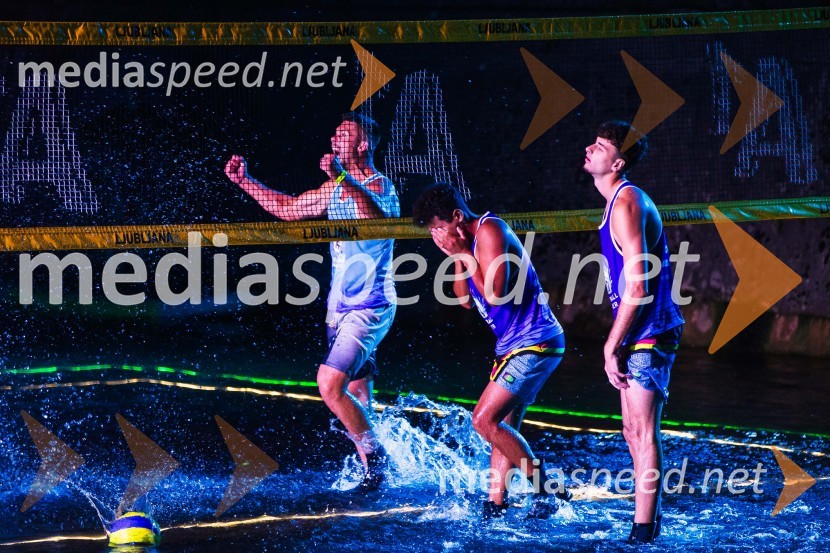 Odbojkarski spektakel na Ljubljanici