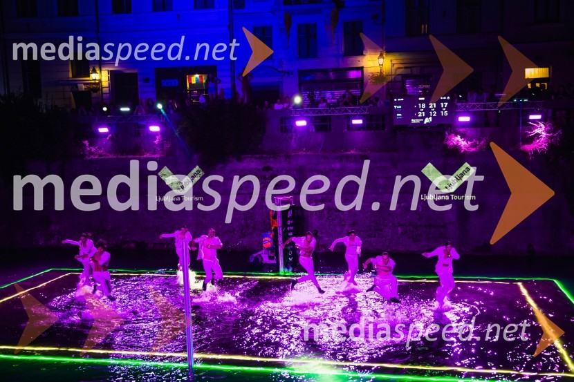 Odbojkarski spektakel na Ljubljanici