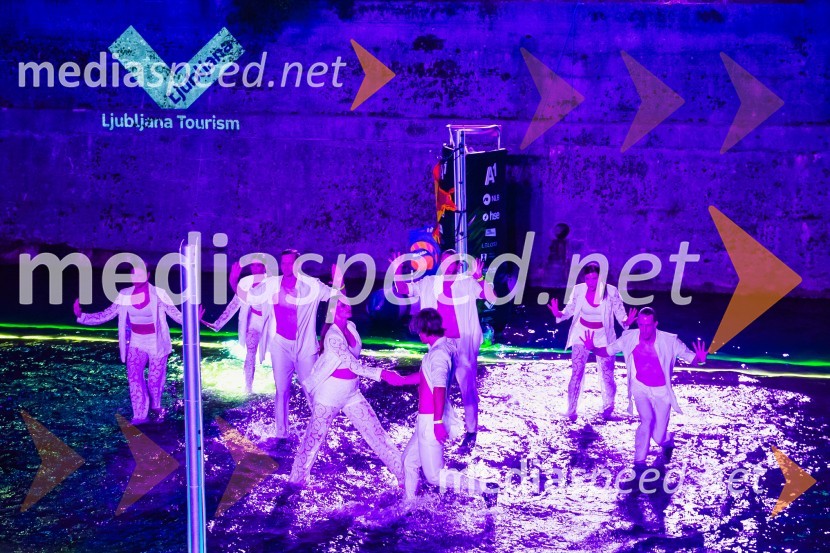 Odbojkarski spektakel na Ljubljanici