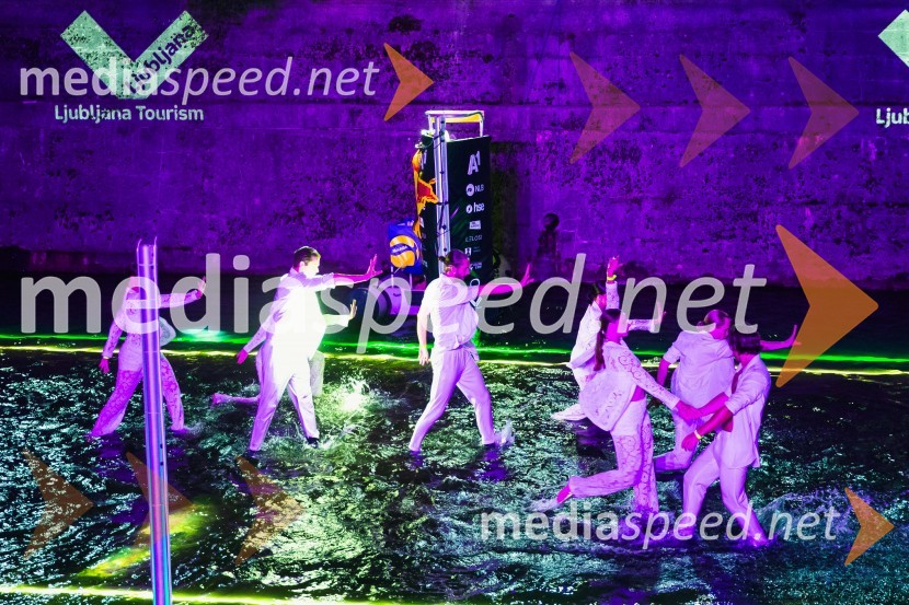 Odbojkarski spektakel na Ljubljanici
