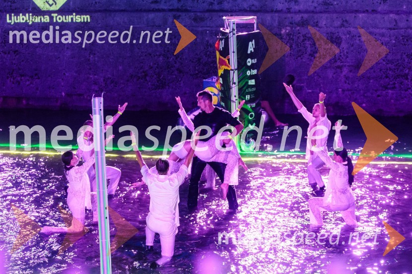 Odbojkarski spektakel na Ljubljanici