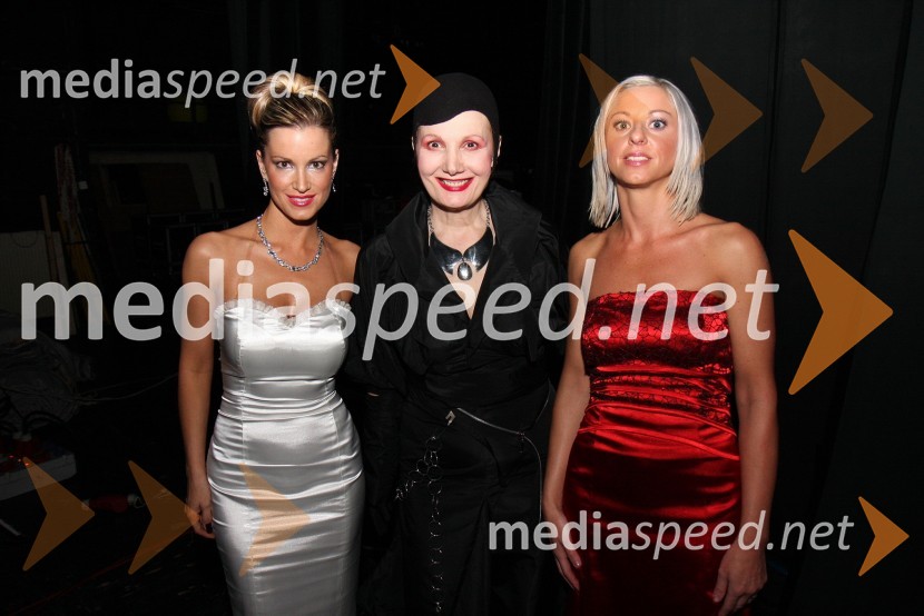 Katja Kori Begovič, manekenka in soustanoviteljica HK Unija,  Josipa Lisac, hrvaška pevka in Tanja Vrbnjak, soustanoviteljica HK UnijaUstavimo nasilje, dobrodelna gala prireditev