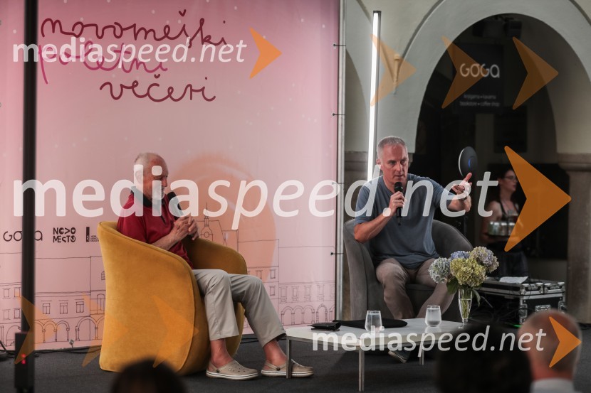  Miroslav Cerar, nekdanji gimnastičar, nekdanji predsednik Odbora za podeljevanje Bloudkovih priznanj;  Igor Evgen Bergant, novinar in TV voditeljV Novem mestu obeležili 100. obletnico prvih Štukljevih medalj na olimpijskih igrah