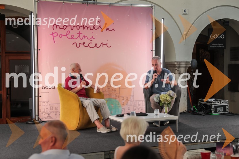  Miroslav Cerar, nekdanji gimnastičar, nekdanji predsednik Odbora za podeljevanje Bloudkovih priznanj;  Igor Evgen Bergant, novinar in TV voditeljV Novem mestu obeležili 100. obletnico prvih Štukljevih medalj na olimpijskih igrah