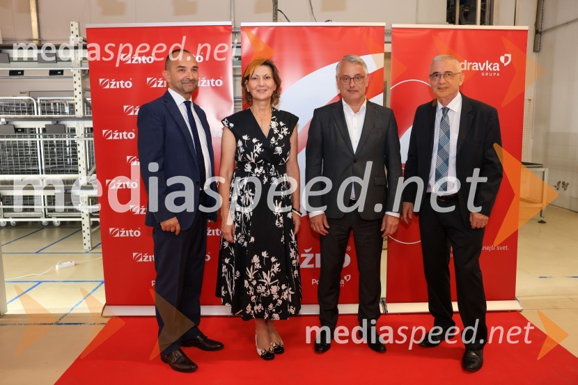  Tomislav  Bujanović, generalni direktor Žito;  Martina  Dalić, predsednica uprave Podravka;  Matjaž Han, minister za gospodarstvo, turizem in šport;  Damir Grbavac, predsednik nadzornega sveta PodravkaOtvoritev prenovljene Žitove pekarne Maribor