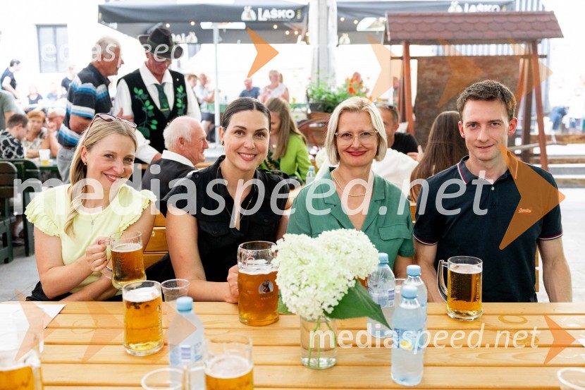  ... ;  Tina Belej, vodja trajnosti in korporativne vključenosti Pivovarna Laško Union;  Marta Bulhak, direktorica Pivovarna Laško Union;  Marko Šantej, župan, Občina LaškoDan Laščanov, Pivo in Cvetje 2024