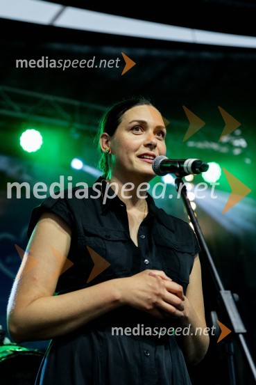  Tina Belej, vodja trajnosti in korporativne vključenosti Pivovarna Laško UnionDan Laščanov, Pivo in Cvetje 2024