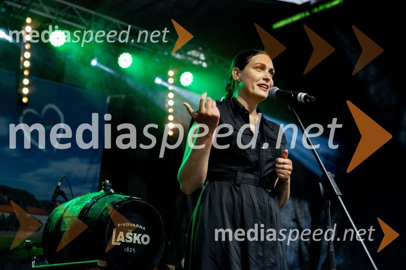  Tina Belej, vodja trajnosti in korporativne vključenosti Pivovarna Laško UnionDan Laščanov, Pivo in Cvetje 2024