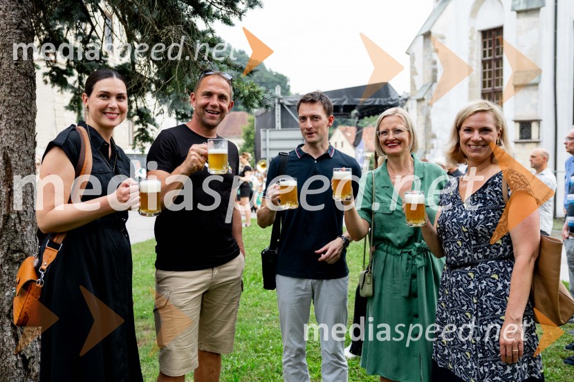  Tina Belej, vodja trajnosti in korporativne vključenosti Pivovarna Laško Union;  Urban Kramberger,  direktor festivala Pivo in cvetje, manager blagovne skupine PLU;  Marko Šantej, župan, Občina Laško;  Marta Bulhak, direktorica Pivovarna Laško Union;  Tanja Subotić Levanič, direktorica korporativnih odnosov, Pivovarna Laško UnionDan Laščanov, Pivo in Cvetje 2024