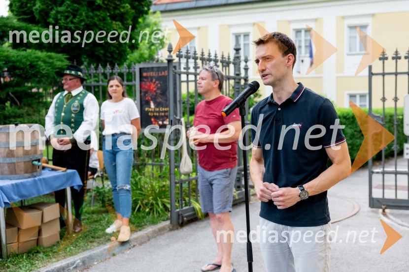  Tomaž Majcen, vodja, muzej Laško;  Marko Šantej, župan, Občina LaškoDan Laščanov, Pivo in Cvetje 2024