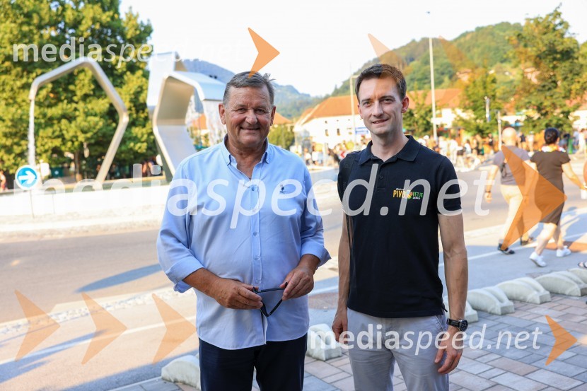 dr. Aleksander Jevšek, minister za kohezijo in regionalni razvoj;  Marko Šantej, župan, Občina Laško59. festival Pivo in cvetje Laško, otvoritev festivala