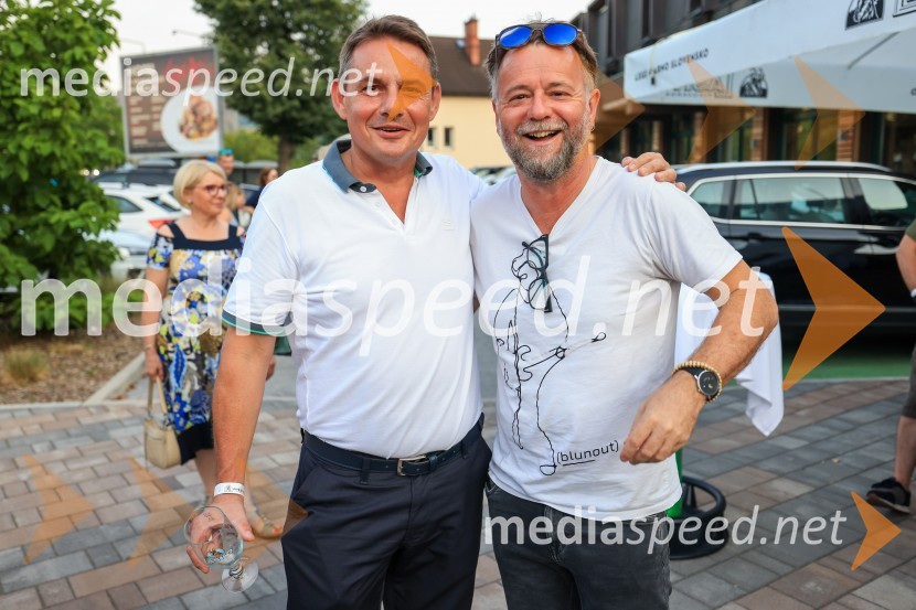  Marko Diaci, župan, Občina Šentjur; dr. Tone Kregar, zgodovinar, pevec Mi2, direktor Muzeja novejše zgodovine Celje59. festival Pivo in cvetje Laško, otvoritev festivala