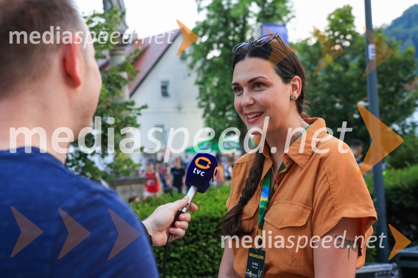  Tina Belej, vodja trajnosti in korporativne vključenosti Pivovarna Laško Union59. festival Pivo in cvetje Laško, otvoritev festivala