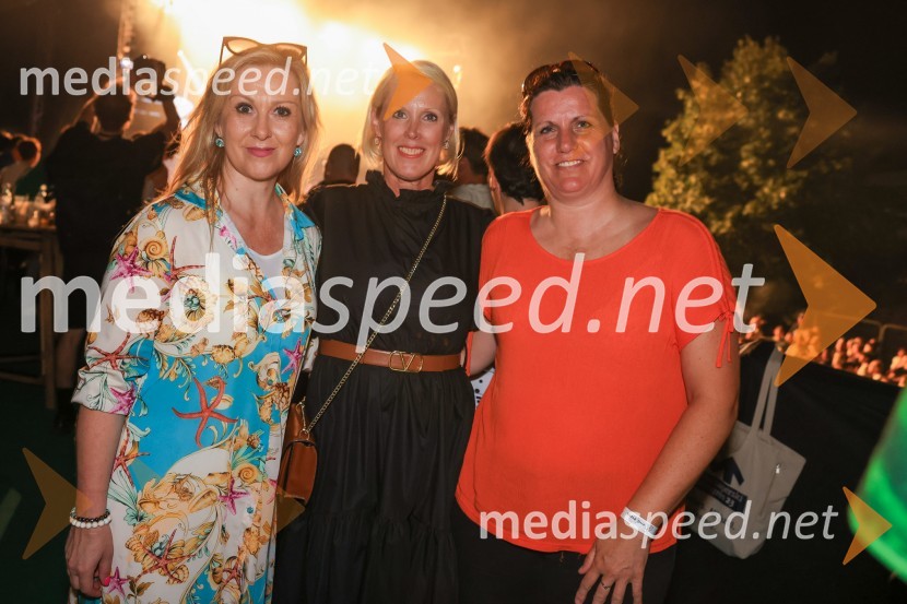  Klaudija Javornik, Združenje manager;  Petra Juvančič, izvršna direktorica, Združenje Manager;  Darja Vidonja, Združenje manager59. festival Pivo in cvetje Laško, otvoritev festivala