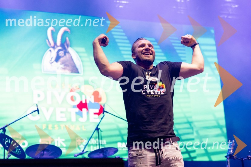  Blaž  Babič, animator59. festival Pivo in cvetje Laško, otvoritev festivala