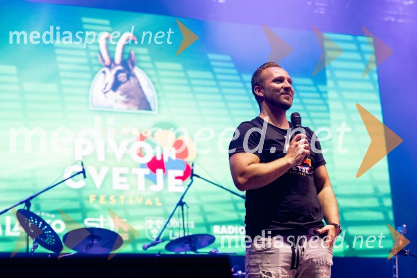  Blaž  Babič, animator59. festival Pivo in cvetje Laško, otvoritev festivala