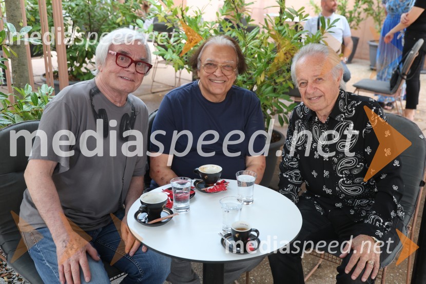  Lado  Leskovar, pevec in ambasador Unicef;  Oto Pestner, pevec;  Alfi Nipič, pevecGala večer slovenske popevke na Festivalu Arsana