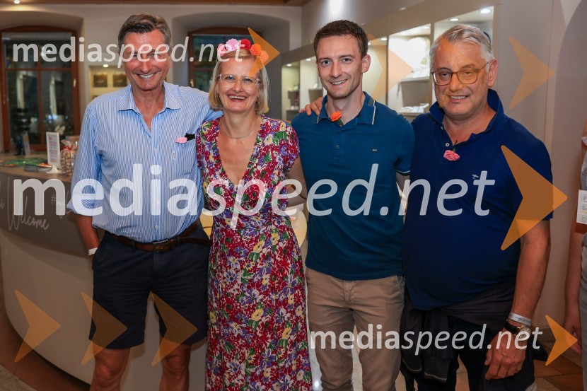  Borut Pahor, nekdanji predsednik Republike Slovenije;  Marta Bulhak, direktorica Pivovarna Laško Union;  Marko Šantej, župan, Občina Laško;  Matjaž Han, minister za gospodarstvo, turizem in športFestival Pivo in cvetje 2024, petek