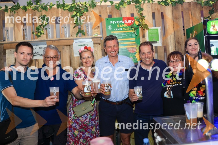  Marko Šantej, župan, Občina Laško;  Matjaž Han, minister za gospodarstvo, turizem in šport;  Marta Bulhak, direktorica Pivovarna Laško Union;  Borut Pahor, predsednik Republike Slovenije;  Tomaž Režun, župan, Občina Radeče;  ... ;  ... Festival Pivo in cvetje 2024, petek
