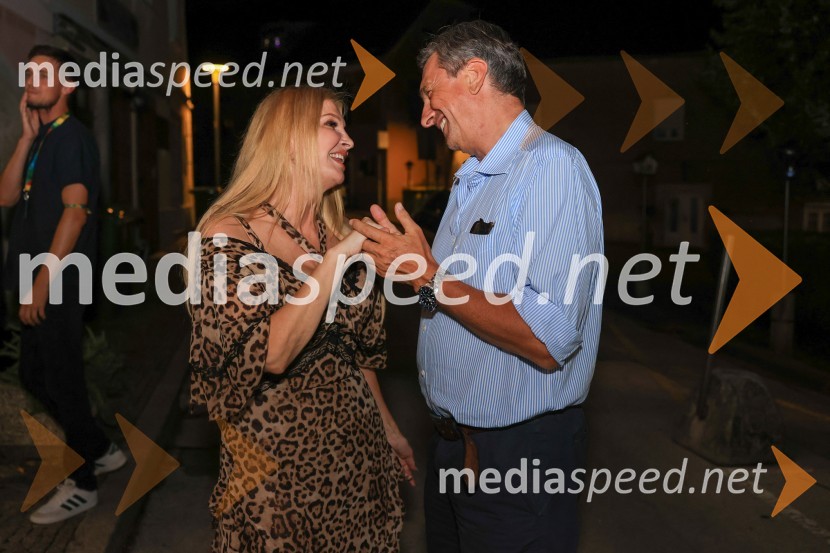  Helena Blagne, pevka;  Borut Pahor, nekdanji predsednik Republike SlovenijeFestival Pivo in cvetje 2024, petek