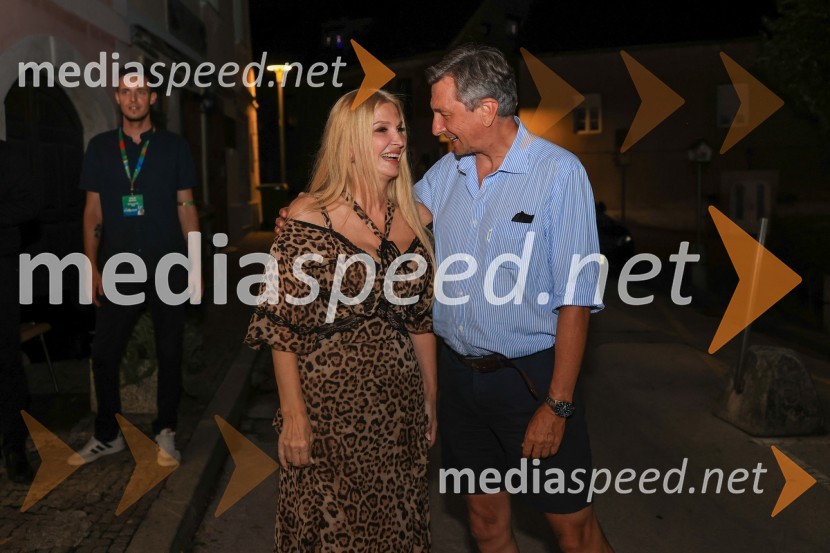  Helena Blagne, pevka;  Borut Pahor, nekdanji predsednik Republike SlovenijeFestival Pivo in cvetje 2024, petek