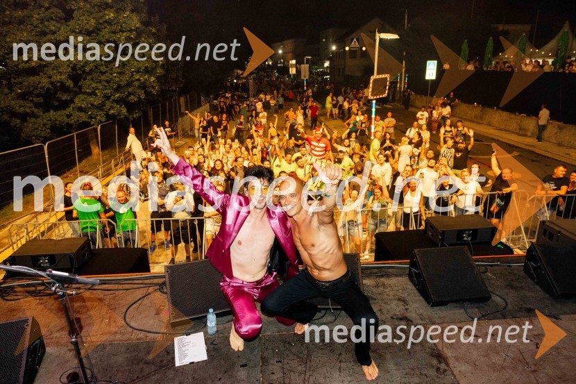  Martin Štibernik, glasbenik;  Roman Ratej, bobnarFestival Pivo in cvetje 2024, petek
