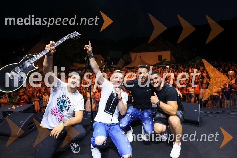  Theo Čebron, Zvita feltna;  Blaž Gec, Zvita feltna;  Žan Janežič, Zvita feltna;  Matic Leban, Zvita feltnaFestival Pivo in cvetje 2024, sobota