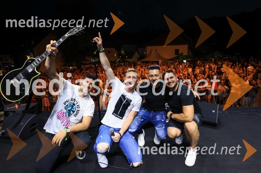  Theo Čebron, Zvita feltna;  Blaž Gec, Zvita feltna;  Žan Janežič, Zvita feltna;  Matic Leban, Zvita feltnaFestival Pivo in cvetje 2024, sobota