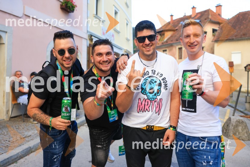 Žan Janežič, Zvita feltna;  Matic Leban, Zvita feltna;  Theo Čebron, Zvita feltna;  Blaž Gec, Zvita feltnaFestival Pivo in cvetje 2024, sobota