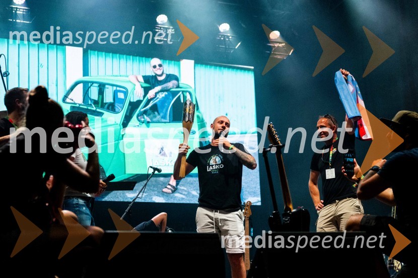  Jan Filip Jordan Frangež, režiser;  Urban Kramberger,  direktor festivala Pivo in cvetje, manager blagovne skupine PLUFestival Pivo in cvetje 2024, sobota