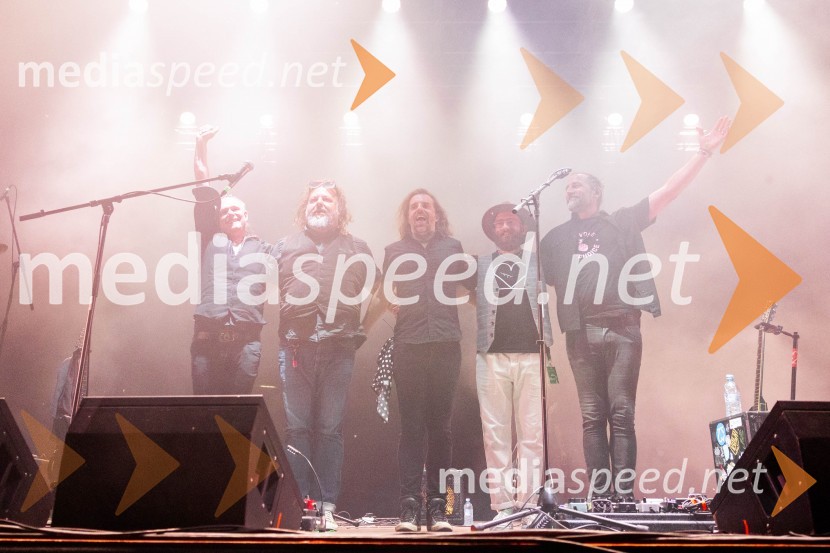  Peter Dekleva, glasbenik, Hamo & Tribute 2 Love;  Martin Janežič - Buco, glasbenik, Hamo & Tribute 2 Love;  Uroš Škerl Kramberger - Hipi, glasbenik, Hamo & Tribute 2 Love;  Denis Horvat - Duki, glasbenik, Hamo & Tribute 2 Love;  Matevž Šalehar - Hamo, glasbenikFestival Pivo in cvetje 2024, sobota