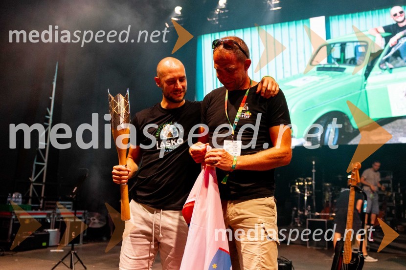  Jan Filip Jordan Frangež, režiser;  Urban Kramberger,  direktor festivala Pivo in cvetje, manager blagovne skupine PLUFestival Pivo in cvetje 2024, sobota