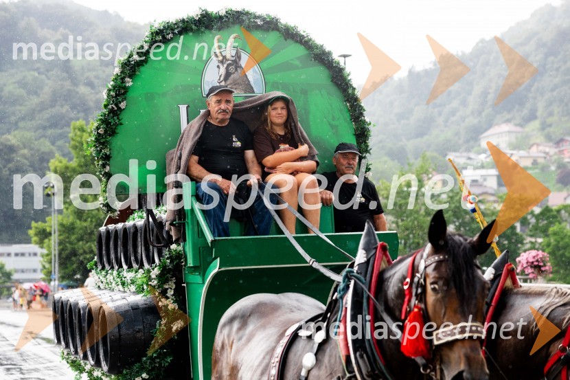 Pivo in cvetje 2024, zaključna povorka